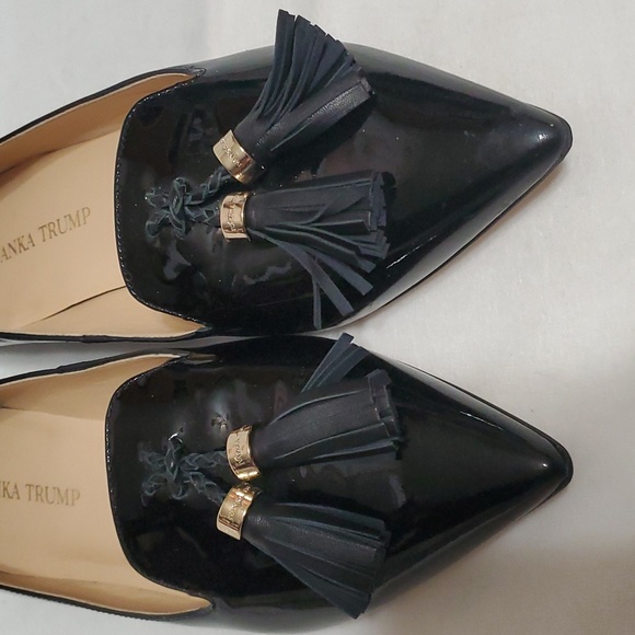 IVANKA TRUMP Pointed toe flat shoes 7 black - Picture 4 of 5